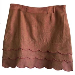 Tracey Reese Scalloped Skirt